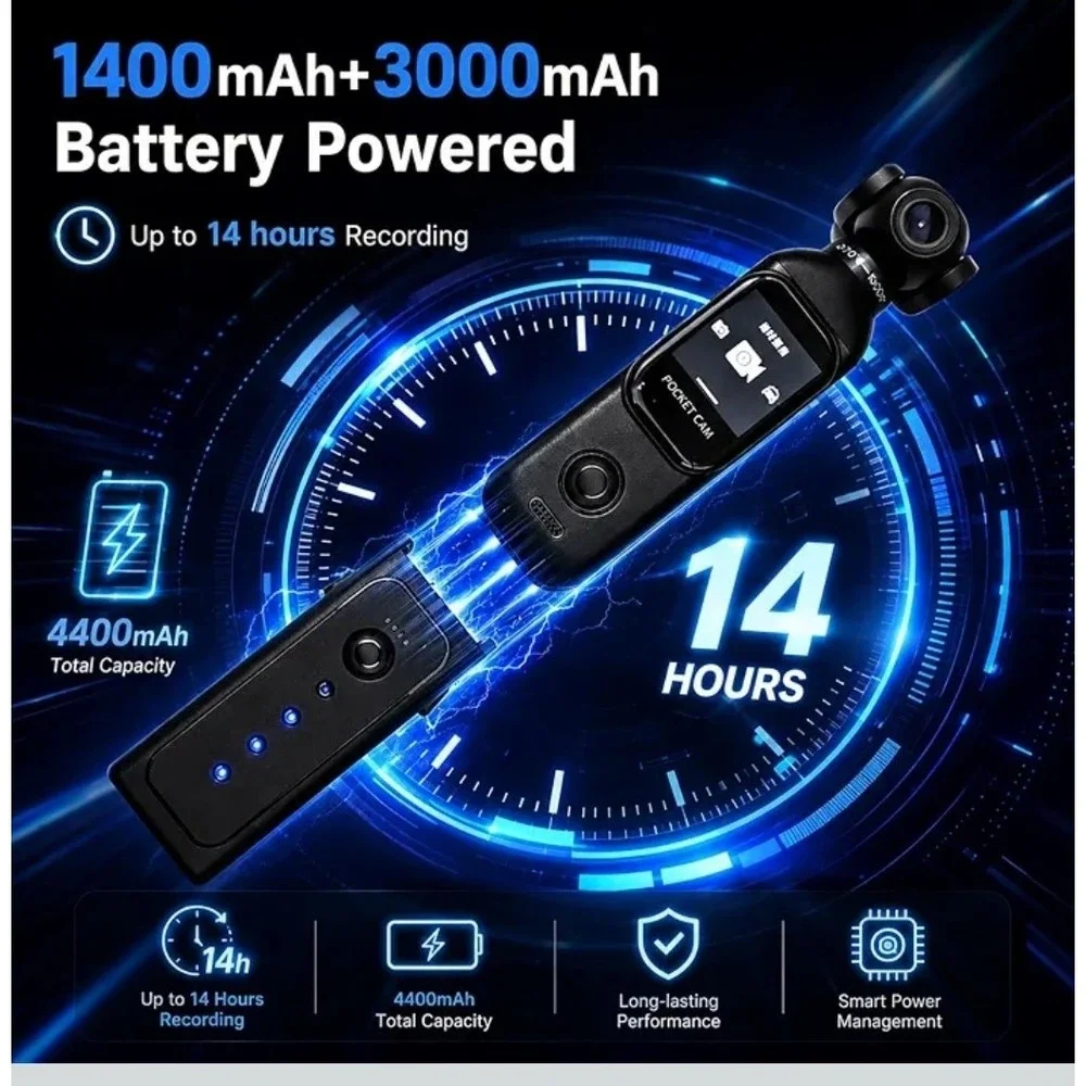 Body Camera with Audio and Video Recording Mini Wearable Body Worn Cam Portable